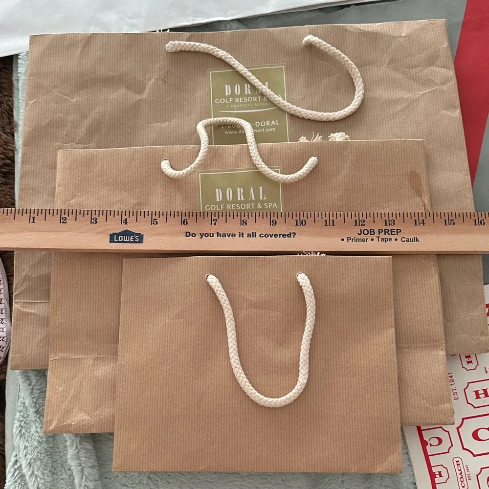 13 Assorted Empty Paper Gift Bags